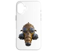 Military Safety Gas Mask For Bacteria Disease and Virus Case for iPhone 16 Plus