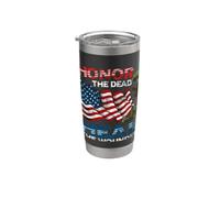 Military Service Honor the Dead Heal the Wounded Veteran Stainless Steel Insulated Tumbler