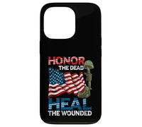 Military Service Honor the Dead Heal the Wounded Warrior Case for iPhone 13 Pro