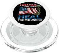 Military Service Honor the Dead Heal the Wounded Warrior PopSockets PopGrip for MagSafe