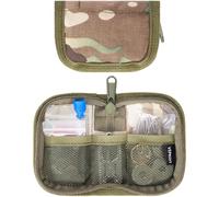 Military Sewing Kit, Marine Corps Deluxe Survival Sew Kit for Men or Women, Mini Repair Sewing Tools with Zipper in Durable Nylon Case, Portable for on The Field Use, Army Button Sewing Kit (Multi)
