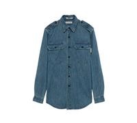 Military Shirt - female - Roy Roger's - Shirts - Blue - S - Blouses & Shirts S