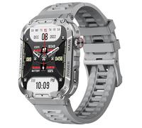 Military Smart Watch for Men with Call Function,Fitness Smart Watch for Android Phones and iPhone,Waterproof Fitness Tracker with Blood Oxygen/Heart Rate/Sleep/100+ Sport Modes, Watches for Men (Gray)