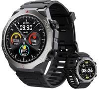 Military Smart Watches for Men(Answer/Make Calls), 1.39" Fitness Tracker with Heart Rate Pedometer Sleep Monitor, 110+ Sports Modes Fitness Watch for Men, IP68 Waterproof Smartwatch for Android iOS