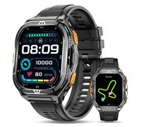 Military Smart Watches for Men,Built-in GPS,(2025) 6 Satellite Positioning,Compass,Pressure,Altitude,1.96" AMOLED Screen,50M Waterproof,530mAh Extra-Large Battery, Savvy Algorithm Sport Fitness Watch
