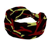 Military Soldier Camouflage Pattern Wide Headbands for Women Non Slip Turban Headband Elastic Hair Bands Yoga Hairband Sweat Sports Workout Headwrap