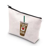 Military Spouse Makeup Bag Military Spouse Gifts in Love with Coffee and a Man in Uniform Milspouse Gifts (in Love UK)