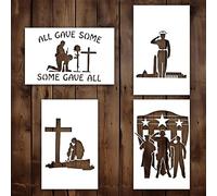 Military Stencil | Patriotic American Marine Navy Infantry Military Army Multipack Set Stencils for Painting on Wood, Glass, Wall, Rock, Fabric, Walls, Canvas, Glassware | US Army Stencil