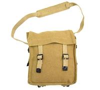 Military Surplus British Army 1937 Pattern Canvas Webbing Pack Bag | Vintage WW2 Style Utility Shoulder Bag, Durable Tactical Storage Bag for Reenactment, Travel & Outdoor Use UK