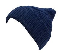 Military Surplus Navy Beanie Hat Winter Watch Cap | Warm Acrylic Knit Thermal Hat, Mens Comfortable Stretch Fit Beanie, Cold Weather Outdoor Hat for Hiking, Workwear & Everyday Use