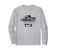 Military T-70 Tank - Red Army WWII Long Sleeve T-Shirt