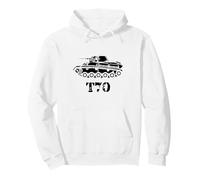 Military T-70 Tank - Red Army WWII Pullover Hoodie