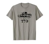 Military T-70 Tank - Red Army WWII T-Shirt