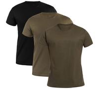 Military T-shirt Black/Forest Green/Khaki - 3 pcs.