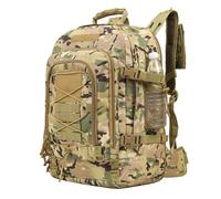 Military Tactical Backpack Large 60L Waterproof Army Assault 3 Day Pack for Hiking, Trekking, Hunting,Camping (Cp)