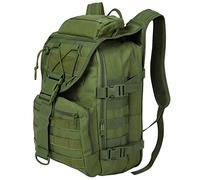 Military Tactical Backpacks, Tactical MOLLE Assault Pack, Travel Hiking Bag for Men & Women, Large Capacity Survival Back Pack 3 Day Bug Out Bag for Sports Outdoor Camping Hiking (Army Green)