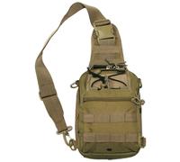 MILITARY TACTICAL COMBAT SHOULDER CROSS BODY BAG MOLLE TRAVEL CAMPING COYOTE TAN