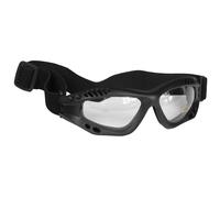 MILITARY TACTICAL COMMANDO AIR PRO GOGGLES EYE PROTECTION CLEAR LENS BLACK FRAME