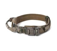 Military Tactical Dog Collar With Control Handle Adjustable Nylon Dog Collar Dog Walking Camping Hunting Training Collar For Medium And Large Dogs German Shepherd Labrador,A,XL