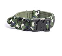 Military Tactical Dog Collar With Handle Adjustable Nylon Shepherd Labrador Bulldog Walking Training Collar,B,L