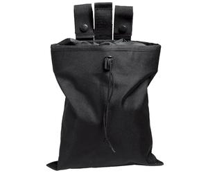 MILITARY TACTICAL EMPTY SHELL MAGAZINE DROP POUCH AIRSOFT WEBBING SHOOTING BLACK