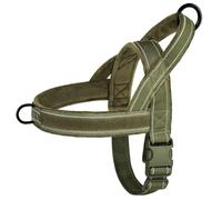 Military Tactical Reflective Nylon Dog Training Camping Harness Vest For Labrador Shepherd Golden Retriever Bulldog,Green,M