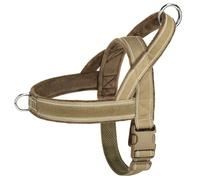 Military Tactical Reflective Nylon Dog Training Camping Harness Vest For Labrador Shepherd Golden Retriever Bulldog,Khaki,XL