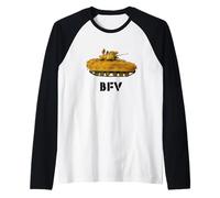 Military Tank Bradley Fighting Vehicle - BFV Tank Raglan Baseball Tee