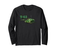 Military Tank - T-62 Soviet Tank Long Sleeve T-Shirt