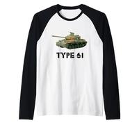 Military Tank - Type 61 Tank Raglan Baseball Tee