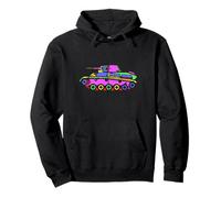 Military Tanker - Retro Vintage Tank Pullover Hoodie