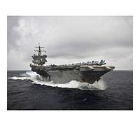 Military USA Navy USS Enterprise Aircraft Carrier Photo Large Wall Art Poster Print Thick Paper 18X24 Inch