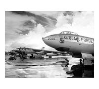 Military USA USAF 1950 B-47 Stratojet Bomber Aircraft Photo Large Wall Art Poster Print Thick Paper 18X24 Inch