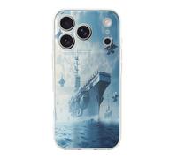 Military USS Enterprise Battleship Fight Jets Print Phone Case TPU Anti-fingerprint Protective Cover Compatible with iPhone 17/17 Air/17 Pro/17 Pro Max
