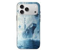 Military USS Enterprise Battleship Fight Jets Print Phone Case TPU Anti-fingerprint Protective Cover Compatible with iPhone 17/17 Air/17 Pro/17 Pro Max