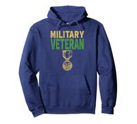 Military Veteran Honor Medal Hero Recognition Pullover Hoodie