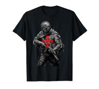 Military Veteran Style Tactical Templar Knight Faith T-Shirt