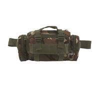 MILITARY WAIST HIP PACK SHOULDER BAG 7 POCKETS HIKING TRAVELLING WOODLAND CAMO