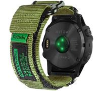 Military Watch Band Compatible with Garmin, 22mm Wide Hoop and Loop Nylon Quick Fit Strap for Fenix 8 47mm /7/7 Pro/6/6 Pro/5/5 Plus/E 47mm, MARQ , Instinct 2/Tacical, D2 Delta S/Descent G1, Approach