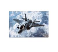 Military Weapons- F-35 Lightning II - The Future of Stealth Air Dominance Fashionable Wall Decor - Hanging Art Poster And Mural16x24inch(40x60cm)