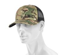 Military Wear Haft Retro Trucker Cap - MultiCam