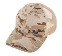 Military Wear Haft Retro Trucker Cap - MultiCam Arid/Tan