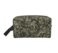 Military Woods Camouflage Portable Large-Capacity Travel Toiletry Bag (Print Models) Waterproof Makeup Storage Bag for Men and Women for Business Trips, Fitness, Bathroom, Daily Storage
