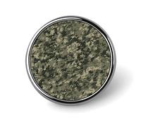 Military Woods Camouflage Round Badge Brooch Aluminum Alloy Lapel Tie Pins Lightweight Fashion Brooch Badge For Men Women Costume Decorative Accessory