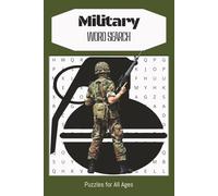 Military Word Search Puzzle Book: Word searches with east to read print about “Military, Armed Forces, Veterans” and more | 6x9 inches, 110 pages | ... for vacations, holidays, and free time.