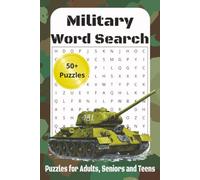 Military Word Search Puzzle Book: Word Searches with East to Read Print about the Military, Army, Navy and More | 6x9, 110 pages | 50+ Puzzles...Gift for Vacations, Holidays and Free Time