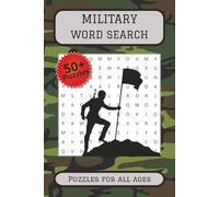 Military Word Search Puzzle Book: Word searches with easy to read print about Military, Armed Forces, Army, Navy, Marines, and more | 6x9 inches, 110 ... for vacations, holidays, and free times.