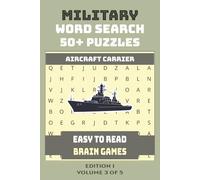 Military Word Search Puzzle Book: Word Searches With Easy To Read Print With Military, Army, Navy and More | 6x9 inches, 110 Pages | 50+ Puzzles ... Gift for Vacations, Holidays and Leisure Times