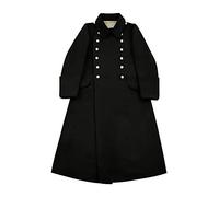 militaryharbor WW2 WWII German M32 Allgemeine Elite EM Wool Greatcoat-XL Black