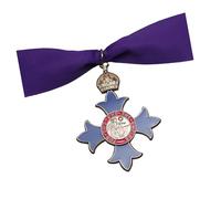 Militarys Medals Brooch Pin, Order of British ECMS Replicas Souvenirs Order of the British Ecms Lapel Badge